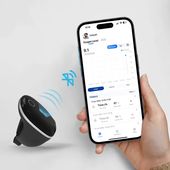 Czujnik na oddech monitor snu pulsoksymetr, alarm, wibracja, App, O2 Ring S