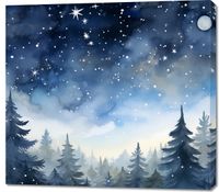 Obraz 100x90cm Tajemniczy Las o Zmierzchu