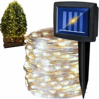 GIRLANDA SOLARNE LAMPKI OGRODOWE DO OGRODU LAMPY LAMPKA ZASILANIE SOLARNA