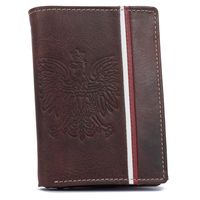 duży portfel męski z nubukowej skóry naturalnej