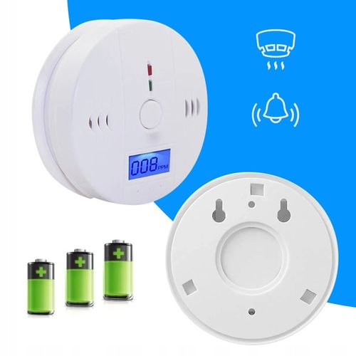 CZUJNIK CZADU GAZU CO LCD WYKRYWACZ TLENKU WĘGLA CERTYFIKOWANY na Arena.pl