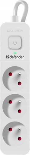 Przedłużacz Listwa Antyprzepięciowa 3 Gniazda 1,5m Zasilająca z Włącznikiem na Arena.pl