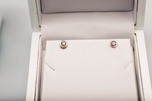 Złote kolczyki KZD5010M - Diament na Arena.pl