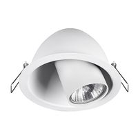 Lampa do zabudowy Dot 9378 oczko regulowane wpuszczane białe