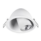 Lampa do zabudowy Dot 9378 oczko regulowane wpuszczane białe