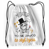 Plecak Sportowy Szkolny Mediatora Worek Torba Z Nadrukiem Ze Zdjęciem