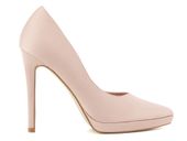 Beżowe szpiki na platformie nude 37