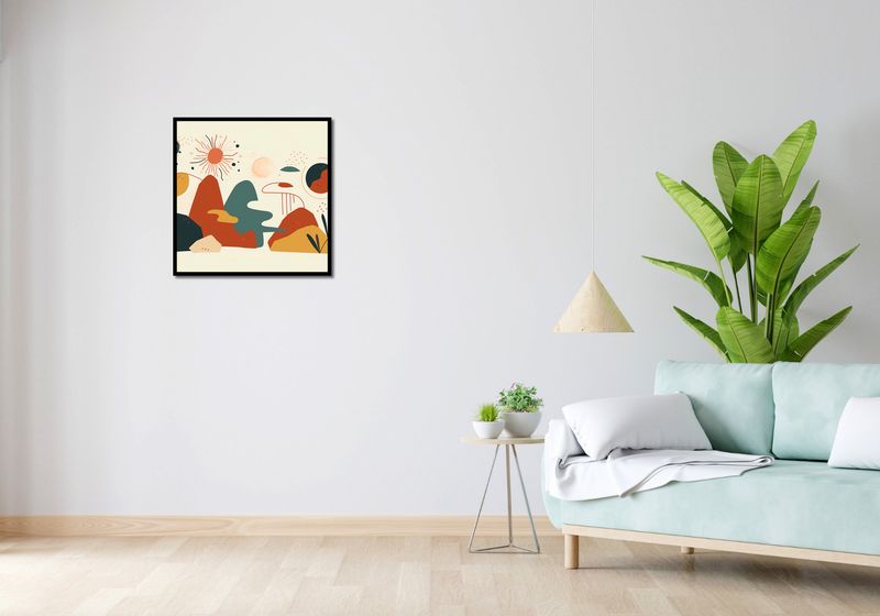 Plakat 60x60cm Kosmos Barw zdjęcie 4