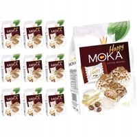 Flis Happy wafle moka kawowe 140g x 10 sztuk