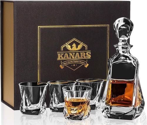 Zestaw do Whisky karafka i 4 szklanki na Arena.pl