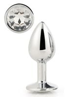 korek analny gleaming love silver plug small dreamtoys