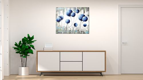 Obraz Płótno 50X40 Abstrakcyjne Dmuchawce na Arena.pl