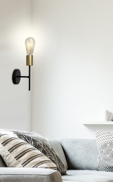 Crespilo lampa kinkiet czarny 1x40 E27 zdjęcie 2