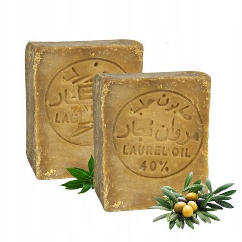 2x ORYGINALNE MYDŁO SYRYJSKIE ALEPPO Z OLIWY I 40% OLEJU LAUROWEGO PAFION na Arena.pl