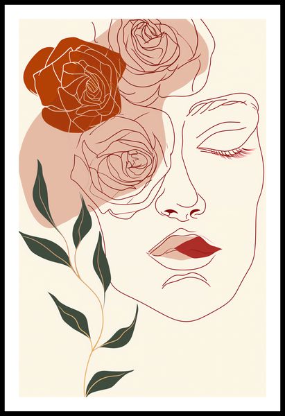 Plakat 53x81cm Beż i Twarz zdjęcie 3