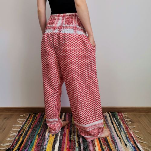 Spodnie Kuloty - Arafaty - Czerwone | Indie na Arena.pl