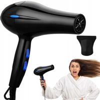 Mocna SUSZARKA do Włosów Duża 2200W z Jonizacją Zimny Nawiew Dyfuzor