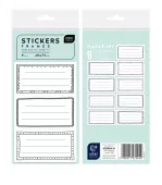 Naklejki Na Zeszyty. Ramki, 9 Sztuk