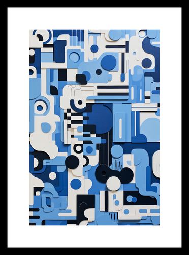 Plakat 20x30cm Niebieski Labirynt na Arena.pl