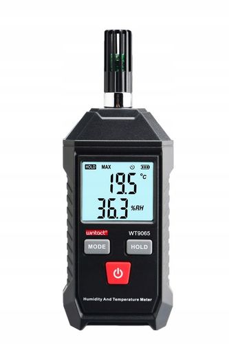 HIGROMETR WILGOTNOŚCIOMIERZ MIERNIK WILGOTNOŚCI I TEMPERATURY POWIETRZA LCD na Arena.pl