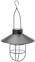 Lampa ozdobna solarna w stylu retro wisząca żarówka filament Ø21,5cm