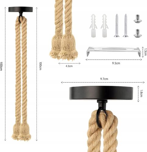 Lampa wisząca Interlook Modern Loft 2 -punkty światła E27 na Arena.pl
