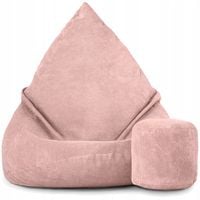 PUFA WOREK WELUR XXXL + PREZENT GRATIS | MEGA PLUSZOWY FOTEL SAKO