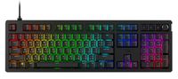 Klawiatura przewodowa mechaniczna HyperX Alloy Rise Red Linear Czarna