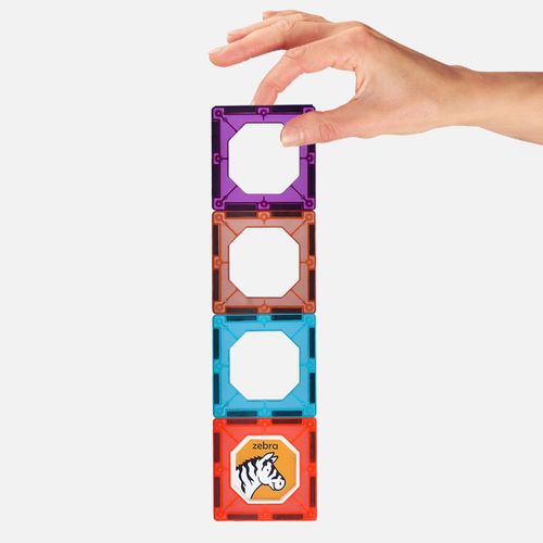 Klocki Magnetyczne 3D Świecące Konstrukcyjne Edukacyjne 83 elementy na Arena.pl