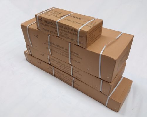 Emaga Trampolina Ogrodowa Jumpi 487cm/16FT Maxy Comfort Plus Czerwona na Arena.pl