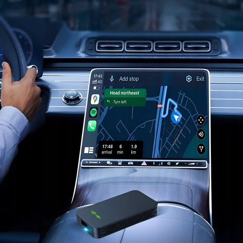 ADAPTER CARPLAY BEZPRZEWODOWY SAMOCHODOWY ANDROID AUTO IPHONE USB na Arena.pl