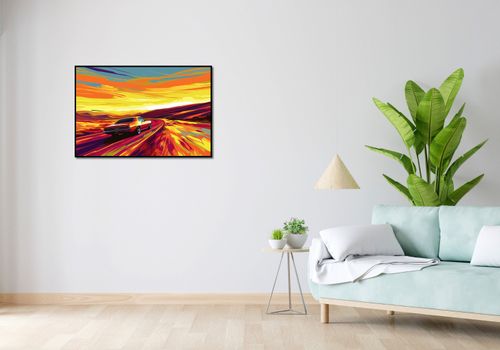 Plakat 91,5x61cm Pędź Przed Siebie na Arena.pl