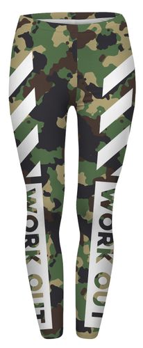 LEGGINSY WORK OUT CAMO na Arena.pl