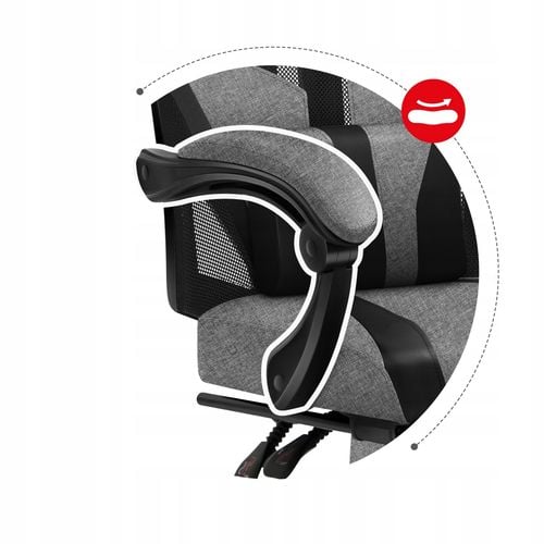Fotel ergonomiczny Huzaro COMBAT 5.0 Grey na Arena.pl