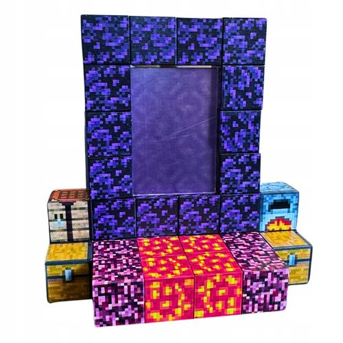 Klocki Magnetyczne Zestaw Klocków Edukacyjnych Na Magnes 32 SZT. + LUDZIK na Arena.pl