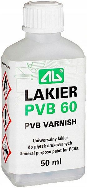 Lakier PVB 60 do płytek drukowanych 50ml zdjęcie 1