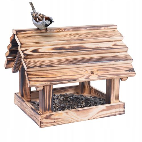 Stojący Karmnik Ogrodowy Dla Ptaków Opalany Solidny Duży + Słonecznik na Arena.pl