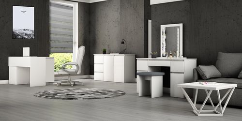 Biurko narożne MEGAN N1 białe na Arena.pl