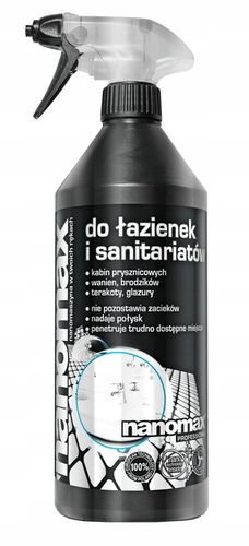 Nanomax do mycia kabin prysznicowych i łazienek 1L na Arena.pl