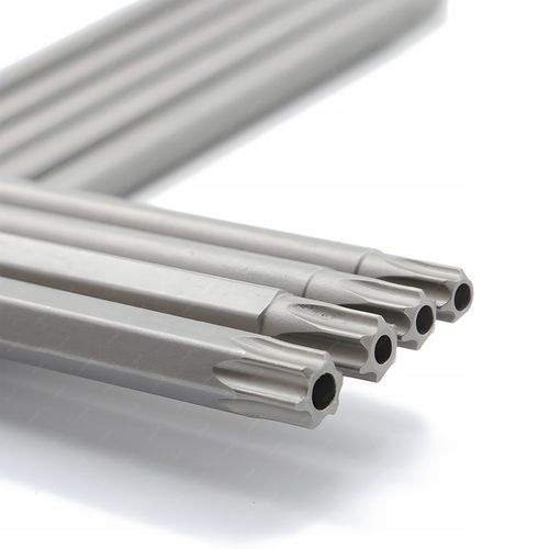 11X DŁUGIE BITY TORX KLUCZE - ZESTAW BITÓW 150mm T6 T15 T20 T25 T27 T30 T40 na Arena.pl