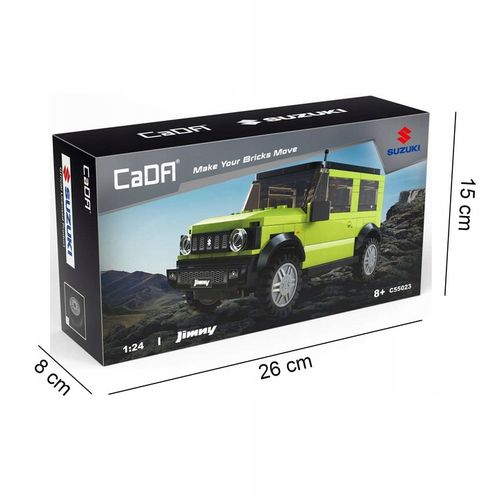 CADA KLOCKI KONSTRUKCYJNE AUTO MODEL SUZUKI JIMNY 1:24 SAMOCHÓD 192 EL. na Arena.pl