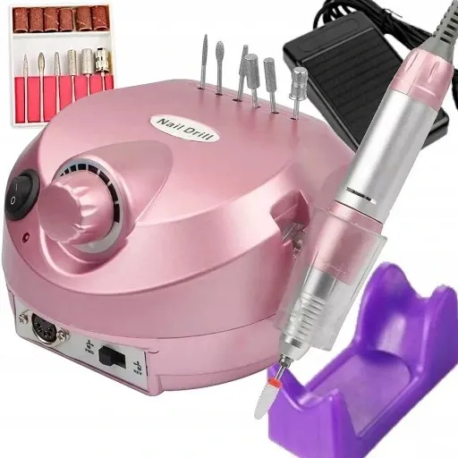 FREZARKA DO MANICURE MOCNA 80W + FREZ CERAMICZNY zdjęcie 1