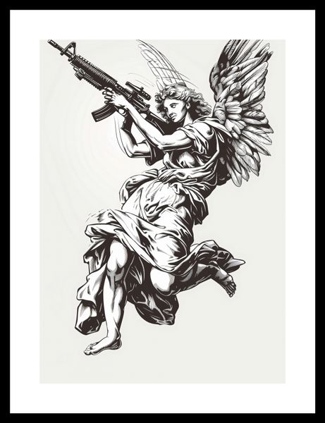Plakat 25x35cm Anioł Wojny zdjęcie 3