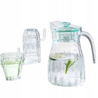 DZBANEK ZE SZKLANKAMI NA SOK ZIMNE NAPOJE PIKNIK