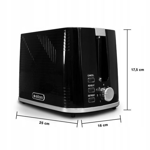 TOSTER OPIEKACZ GRZANKI TO320C MOC 900W 7 POZIOMÓW MOCY OPIEKANIA na Arena.pl