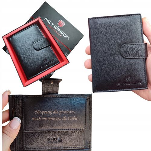 PREZENT NA DZIEŃ CHŁOPAKA TATY SKÓRZANY PORTFEL Z GRAWEREM MĘSKI DLA NIEGO na Arena.pl
