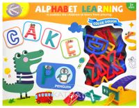 LITERKI MASA PLASTYCZNA  DLKA DZIECI