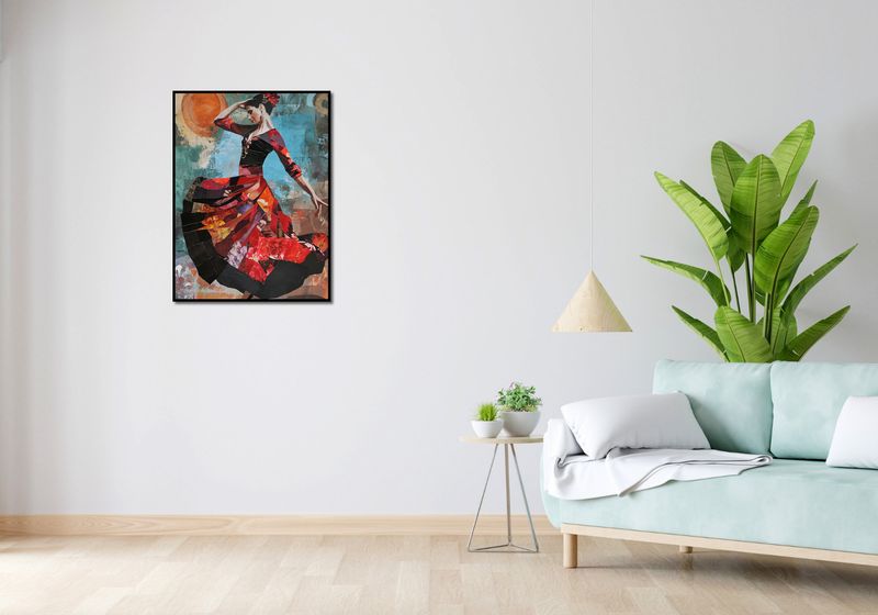Plakat 60x80cm Taniec Flamenco zdjęcie 4