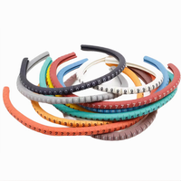 250x Oznaczniki kablowe cyfrowe pierścienie znaczniki z cyframi 0–9 1.5mm2