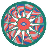 dysk frisbee schildkrot neopronowy - czerwony